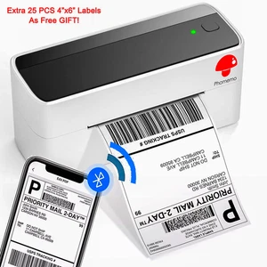 Phomemo Bluetooth Thermal Printer 4×6 Shipping address Label Maker AU Post Lot - Picture 1 of 26