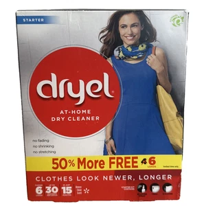 Kit de inicio de tintorería Dryel en casa - 6 cargas 2015 nunca abierto - Imagen 1 de 5