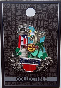 Hard Rock Cafe PONCE Year 2021 City Icon Pin - Picture 1 of 2