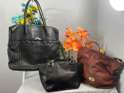 Lote Mixto de Falor, Peruzzi Italiano y Lauren Ralph Lauren R.L.LBag (JUEGO DE 3 Piezas) Foto 1 de 4