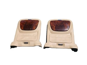 2011-2015 OEM Jaguar X351 XJ XJL XJR Front Seat Back Panel Wood Tray Tables Pair - Picture 1 of 12