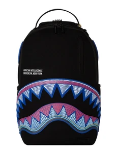 Sprayground AI Born & Raised Backpack🔥New Black Bookbag Large School Travel Bag - Picture 1 of 12