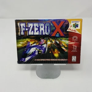 N64 F-Zero X CIB Near Mint Box Complete Manual Inserts Very Good Cart - Picture 1 of 19