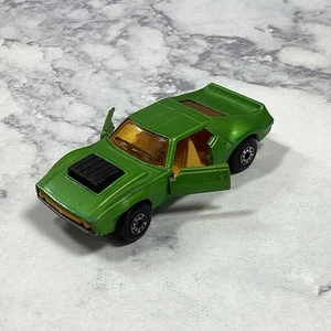 Matchbox Lesney Superfast AMX Javelin Green England 1972 Yellow Interior - Picture 1 of 10