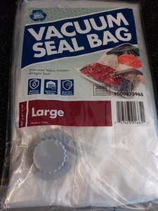 Vacuum Seal Bag Size Large 34” x 41” x 15” Plastic Organize Big Sack NEW SEALED - Picture 1 of 1