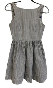 American Apparel Seersucker Kleid Damen SMALL Searsucker - Bild 1 von 5