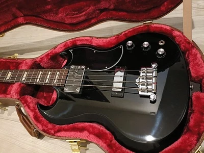 Bajo Eléctrico Gibson SG Estándar Negro Ébano 2024 Estuche Foto 1 de 4