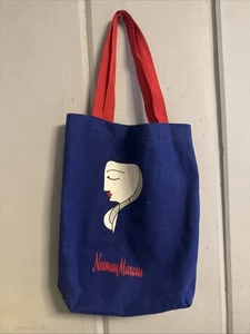 Borsa Neiman Marcus tela dipinta art deco vintage ottime condizioni 16x13 - Foto 1 di 3