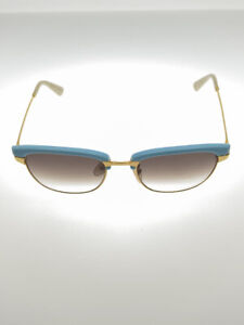 GUCCI Sunglasses Men's GG1132S BEIGE x BLUE Frame Black Lens Authentic 