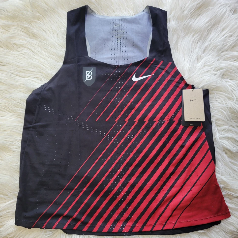 Nike Dri-FIT ADV AeroSwift BTC Running Singlet DR5849-010 Women's Size L