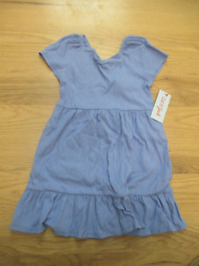 NEW Toddler Girls' Rib Tie Back Short Sleeve Dress - Cat & Jack 5T