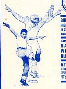 1964 Ford Punt Pass Kick NFL Competition Summary Scores Norman Rockwell Cover - Picture 1 of 4