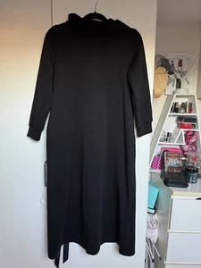 Black Long Jumper Dress Size S/M - Picture 1 of 6