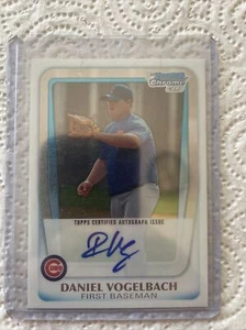 DANIEL VOGELBACH 2011 BOWMAN CHROME 1ST ROOKIE AUTO CUBS METS # BCAP-DV - Picture 1 of 1