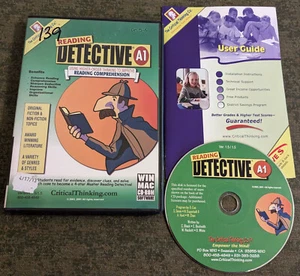 Reading Detective A1 : Reading Comprehension - rare PC + MAC software game - Picture 1 of 1