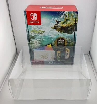 OLED Switch Console Box Protector & Display Case, Fits Zelda, Pokemon, Splatoon - Image 1 of 4