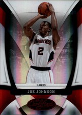 2009-10 Certified Mirror Red Atlanta Hawks Basketball Card #127 Joe Johnson/250