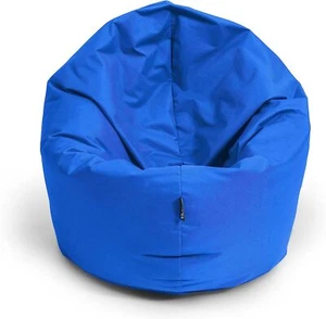 Sitzsack mit füllung 2 in 1 Sitzkissen Bean Bag Wasserfest | Blau | 70cm - Bild 1 von 5