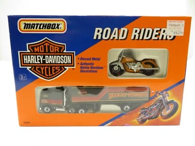 火柴盒 Harley Davidson Road Riders Tour 自行车 76240NIB O7580  — 第 1/3 张图片