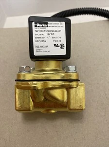 New Parker 72218BN5VN00N0LZ24C1 Solenoid Valve, Voltage: 12VDC, Pressure 0-10psi - Picture 1 of 5