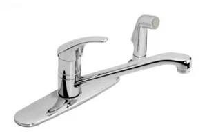 SYMMONS 2.2 gpm 3-Hole Kitchen Faucet with Single Lever Handle in Polished Chrom - Picture 1 of 8