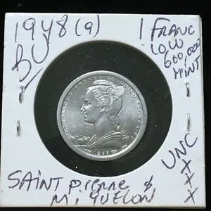 Saint Pierre Miquelon 1 franco conio 600.000 fior di conio fior di conio ***A316*** - Foto 1 di 3