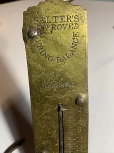 VINTAGE SALTERS IMPROVED 24 LB SPRING BALANCE - Imagen 1 de 9