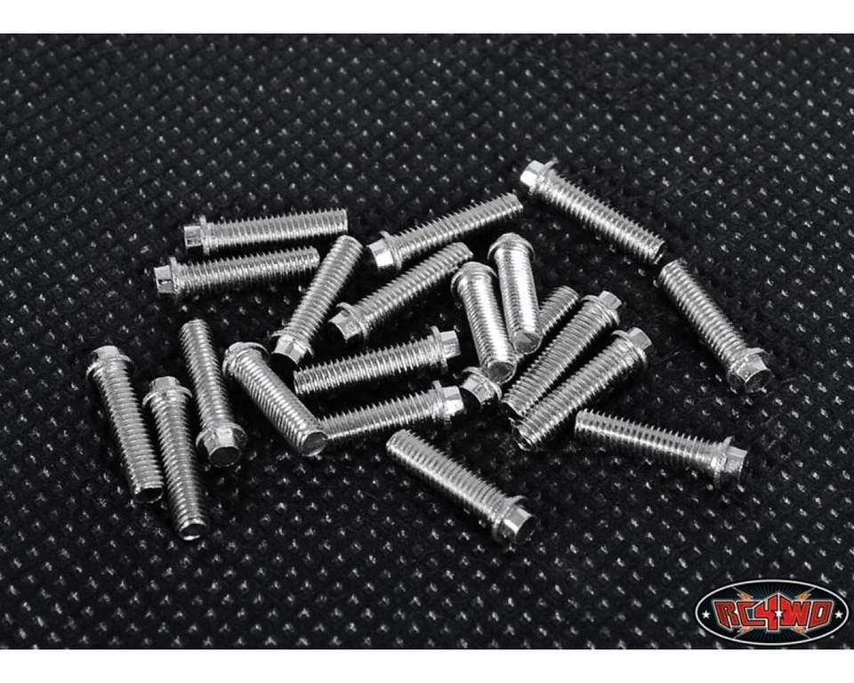 RC4WD Miniature Scale Hex Bolts M3x12mm Silver RC4ZS0691  - Bild 1 von 1
