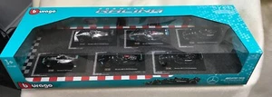 Burago F1 AMG MERCEDES Formula 1  F1 Racing Die-Cast 1:43 Scale 6 Pack Set New - Picture 1 of 13