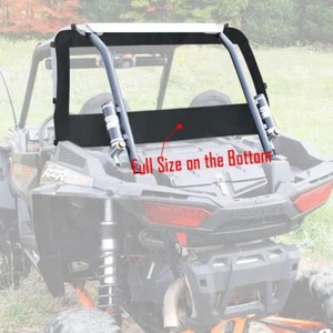 UTV Rear Window Shield Windshield Back Window fit Polaris RZR XP TURBO 2016-2022 - Picture 1 of 8