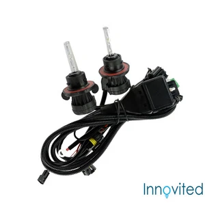 Innovited 55W HID H13 9008 10000K Bi xenon Hi/Lo Replacement Bulbs With Harness - Picture 1 of 1