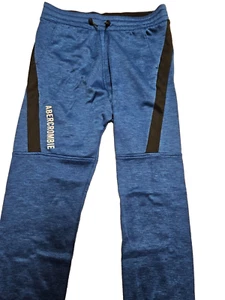 Abercrombie Kids Blue Sweatpants Joggers Size 13/14 Soft Elastic Waist Pants - Picture 1 of 5