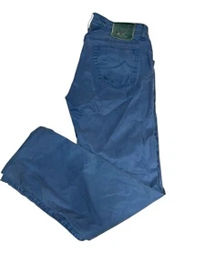 JACOB COHEN J688 Comfort Stretch Cotton Slim Fit Pants Men's Size 36 Blue - Picture 1 of 14