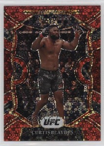 2021 Panini Select UFC Concourse Red Disco Prizm /199 Curtis Blaydes #60