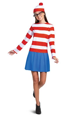 Brand New Where's Waldo Wenda Classic Adult Costume - Image 1 of 2