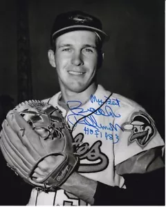 Foto firmata BROOKS ROBINSON 8x10 MLB BALTIMORE ORIOLES con ologramma certificato di autenticità - Foto 1 di 2