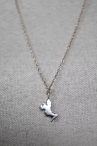 Vintage Sterling Silver Isle of Skye Map Pendant Necklace - Fully Hallmarked - Picture 1 of 6