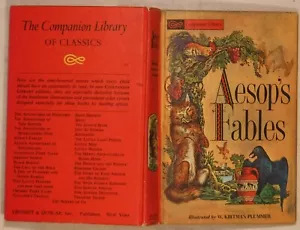 AESOP’S FABLES / 1963 GROSSET & DUNLAP HARDCOVER / EXCELLENT - Foto 1 di 3