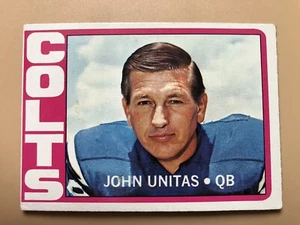 1972 Topps John Unitas 165 VG-EX - Bild 1 von 2