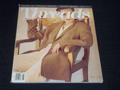 1990 AUGUST THREADS MAGAZINE - ARMANI JACKET FRONT COVER - H 4630 - Image 1 of 2