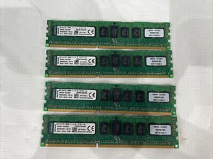 Lot of (4) Kingston KVR16R11S4K4/32i 8GB DDR3 12800R 1Rx4 RAM Memory Module - Picture 1 of 3