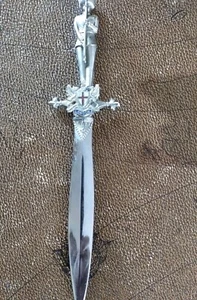 Lettera OpenerSword Acciaio Inox Vintage Antiquariato Fatto A Londra Aprilettera - Foto 1 di 7