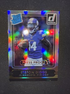 2015 Donruss Rated Rookie Press Proof Stefon Diggs #/10 Rookie Buffalo Bills
