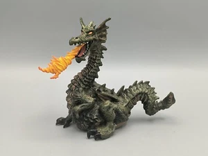 Papo Vintage 1999 Fire Breathing Dragon Mystical Fantasy Figurine 4" Rubber Toy - Picture 1 of 6
