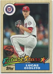 2017 Topps Series 1 LUCAS GIOLITO 1987 Topps Baseball - NATIONALS - #87-83 - Picture 1 of 1
