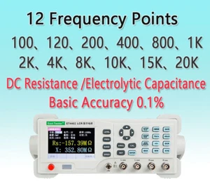 Desktop Digital LCR Bridge Meter DC Resistance Electrolytic Capacitance Tester - Picture 1 of 7