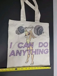 20 inch Lola Bunny Looney Tunes Tote Bag I Can Do Anything Rare - Picture 1 of 4