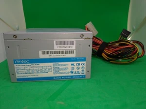 Alimentation Antec BP350P - 350W - 20+4 4molex 2 sata 1fdd - Photo 1/1