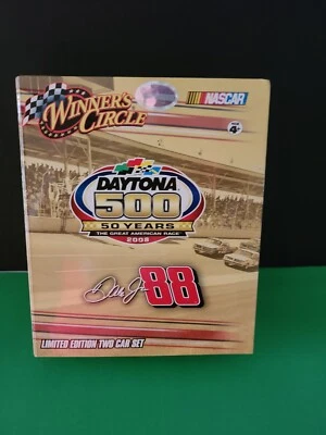 Dale Earnhardt Jr #88 Daytona 500 50 Yrs Limited Edition 1:64 2 Car Set 2008 - Image 1 of 4