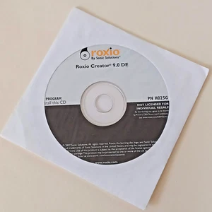 New Sealed Roxio Creator 9.0 DE CD / DVD Burning Software Install PN H025G - Picture 1 of 1